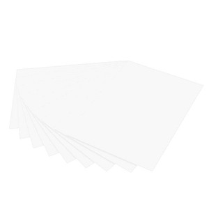 folia Tonpapier weiß 130 g/qm 50 St.