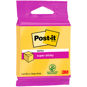 Post-it® Super Sticky Haftnotizen extrastark 2014-S gelb 1 St.
