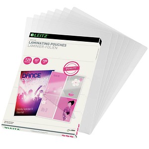 100 LEITZ Laminierfolien glänzend für A3 100 LEITZ Laminierfolien glänzend für A3