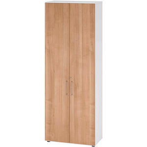 4032062324868 - Aktenschrank 968T6 V968T6 W N BS weiß nussbaum 5 Fachböden 800 x 420 x 2156 cm