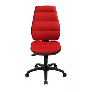 office discount Bürostuhl Unni SY, UNNI SY BC1 Stoff rot, Gestell schwarz