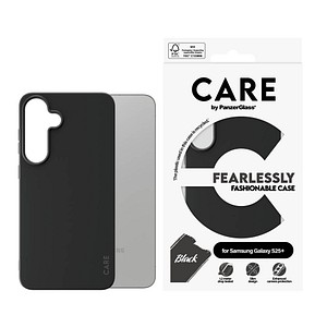 5715685016240 - FEARLESSLY FASHIONABLE Handy-Cover für SAMSUNG Galaxy S25+ schwarz 5715685016240 CARE by PanzerGlass