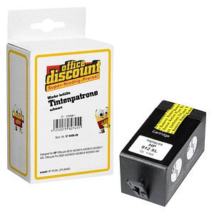 office discount  schwarz Druckerpatrone kompatibel zu HP 912XL (3YL84AE)