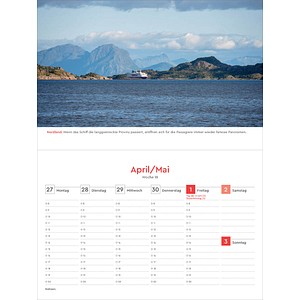 9783965914520 - Hurtigruten - KUNTH Tischkalender 2026
