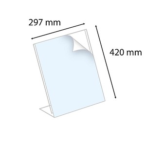 9002490813581 - Exacryl Tischaufsteller DIN A3 1 St 9002490813581 - Exacryl Tischaufsteller DIN A3 1 St