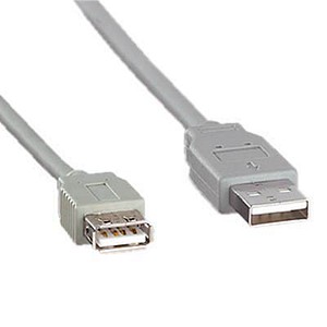 goobay USB 2.0 A Kabel 3,0 m grau