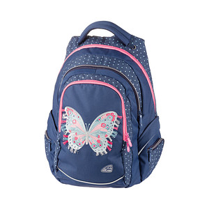 9002638218551 - Schulrucksack Fame Magic Butterfly - dark blue 9002638218551 WALKER