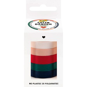 4001868140316 - Geschenkband CLASSIC satiniert rot champagner rosa dunkelblau dunkelgrün 100 mm x 40 m