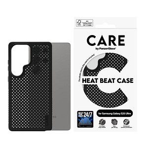 5715685016653 - HEAT BEAT Handy-Cover für SAMSUNG Galaxy S25 Ultra schwarz 5715685016653 CARE by PanzerGlass