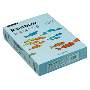 7318761040467 - Kopierpapier COLOURED PAPER mittelblau DIN A4 80 g qm 500 Blatt