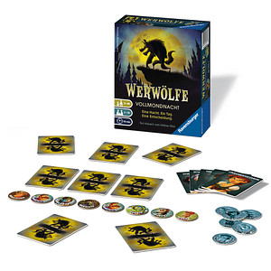 4005556267033 - Ravensburger 26703 - Werwölfe - Vollmondnacht Gesellschaftsspiel ab 9 Jahren Actionsspiel für 3-10 Spieler Spielereihe 4005556267033 - Ravensburger 26703 - Werwölfe - Vollmondnacht Gesellschaftsspiel ab 9 Jahren Actionsspiel für 3-10 Spieler Spielereihe