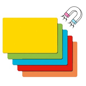 4004360770708 - SIGEL Moderationskarten Magnetic Notes farbsortiert 100 x 150 cm 25 St