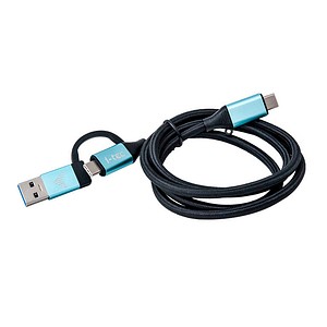 8595611703089 - Itec - i-tec usb-c auf usb-c Kabel mit integriertem usb 30 Adapter (C31USBCACBL)