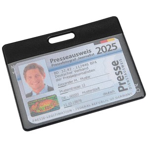 4022755918894 - Schutztasche fBetriebsausweis schwarz A95x75cm PVC 4022755918894 HIDENTITY