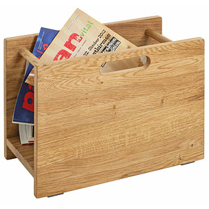 4001070543509 - Zeitungsständer 54350 eiche Holz DIN A4 quer 4001070543509 HAKU Möbel 4001070543509 - Zeitungsständer 54350 eiche Holz DIN A4 quer 4001070543509 HAKU Möbel