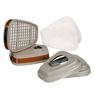 3M Filtersatz für Atemschutzmasken 6003-1SP A2 P3 EN 14387:2004 + A1:2008 A2, 5935: EN 143:2021 P3, 1 Set