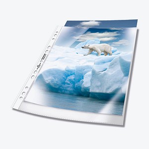 4005546219790 - DURABLE Premium Prospekthüllen DIN A4 Genarbt Transparent 80 Mikron PP (Polypropylen) Oben 11 Löcher 2683 100 Stück 4005546219790 - DURABLE Premium Prospekthüllen DIN A4 Genarbt Transparent 80 Mikron PP (Polypropylen) Oben 11 Löcher 2683 100 Stück