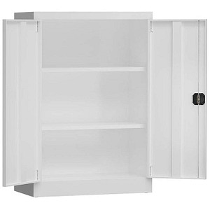 4061815503090 - Stahlschrank ClassiX X-530327 signalweiß 920 x 420 x 1200 cm aufgebaut  4061815503090 LÜLLMANN