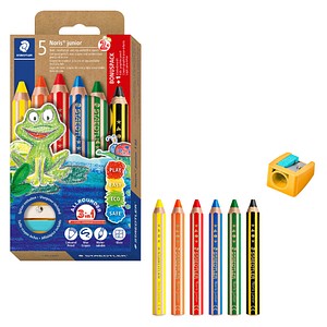 4007817166642 - STAEDTLER Noris® junior 140 Buntstifte farbsortiert 6 St 4007817166642 - STAEDTLER Noris® junior 140 Buntstifte farbsortiert 6 St