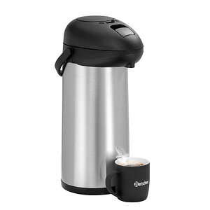 4015613725505 - Thermoskanne 5 Liter Doppelwandige Kaffeekanne mit Pumpsystem Fassungsvermögen 5 Liter