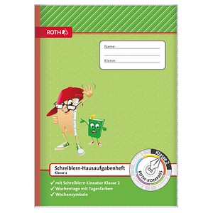 4028279892535 - Hausaufgabenheft 89253 Hausaufgaben Schreiblern-Lineatur A4 90g grün 48 Blatt 96 Seiten 4028279892535 Roth 4028279892535 - Hausaufgabenheft 89253 Hausaufgaben Schreiblern-Lineatur A4 90g grün 48 Blatt 96 Seiten 4028279892535 Roth