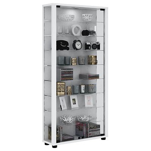 4051814336843 - Ebuy24 - Lumo Maxi Vitrinenschrank 2 Glastüren Glasvitrinen mit LED-Leuchten weiß - Weiß 4051814336843 - Ebuy24 - Lumo Maxi Vitrinenschrank 2 Glastüren Glasvitrinen mit LED-Leuchten weiß - Weiß