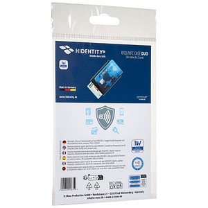 4022755918719 - Datenschutzhülle 2 KredKarten schwarz A85x6cm PVC 4022755918719 HIDENTITY