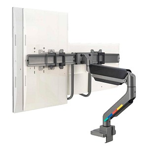 0085896582724 - Monitor-Halterung SmartFit™ Dual K58272WW dunkelgrau für 2 Monitore Tischklemme