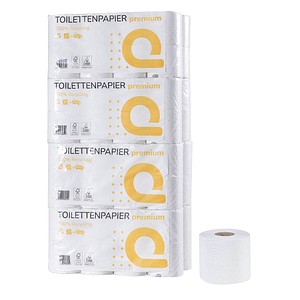 Huchtemeier Papier Toilettenpapier Premium 3-lagig, 64 Rollen