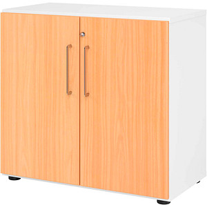 4032062324417 - Aktenschrank 928T2 V928T2 W 6 BS buche weiß 1 Fachboden 800 x 420 x 748 cm