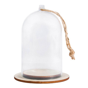 4006166248429 - Kunststoffglocke transparent mit Sockel 60 cm Ø 60 cm