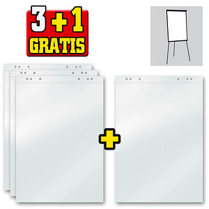 15+5 GRATIS: Flipchart-Papier blanko 67,5 x 98,0 cm, 20 Blatt, 15 Blöcke 15+5 GRATIS: Flipchart-Papier blanko 67,5 x 98,0 cm, 20 Blatt, 15 Blöcke