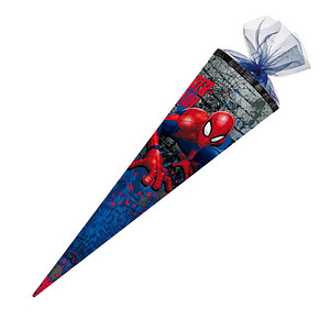 4015594840839 - Nestler Tradition in Emotion Schultüte Spiderman 850 cm blau rot