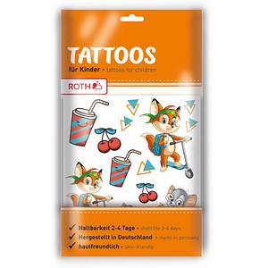 4028279893372 - ROTH Klebetattoo Fredo & Fitzi verschiedene Motive 32 Etiketten