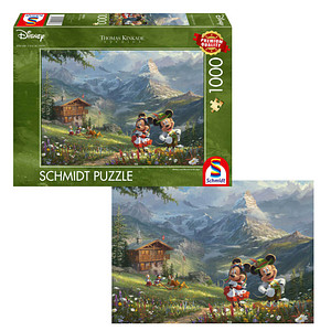 4001504599386 - Disney Mickey & Minnie in den Alpen Puzzle 1000 Teile 4001504599386 Schmidt 4001504599386 - Disney Mickey & Minnie in den Alpen Puzzle 1000 Teile 4001504599386 Schmidt