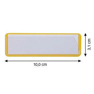4052301010215 - Etikettentaschen gelb 100 x 31 cm 50 St