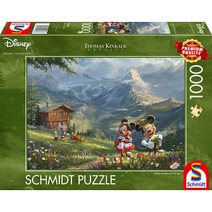 4001504599386 - Disney Mickey & Minnie in den Alpen Puzzle 1000 Teile 4001504599386 Schmidt 4001504599386 - Disney Mickey & Minnie in den Alpen Puzzle 1000 Teile 4001504599386 Schmidt
