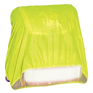 4003801806013 - 2411065 Regenschutzhülle für Schulranzen 50x50 neongelb