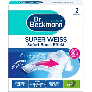 4008455004174 - Dr Beckmann 2er-Set Mitwaschbeutel Super Weiß je 80 g 4008455004174 - Dr Beckmann 2er-Set Mitwaschbeutel Super Weiß je 80 g