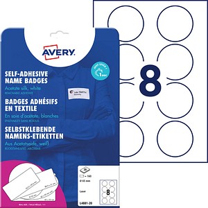 4004182148112 - Namensetiketten L4881-20 weiß 650 x 650 mm 4004182148112 Zweckform L4881-20 20 Blatt