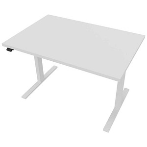 8029466045426 - Up&Up elektrisch höhenverstellbarer Schreibtisch weiß rechteckig C-Fuß-Gestell weiß 1200 x 800 cm