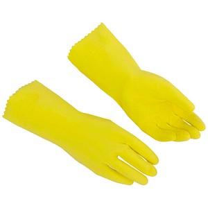 vileda® PROFESSIONAL unisex Gummihandschuhe SafeGrip - Der Griffige gelb Größe S, 1 Paar