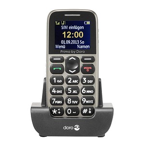 4260117672132 - Primo by DORO 215 Senioren-Handy mit Ladestation SOS Taste Beige 4260117672132 - Primo by DORO 215 Senioren-Handy mit Ladestation SOS Taste Beige