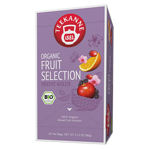 4009300007968 - TEEKANNE ORGANIC FRUIT SELECTION Bio-Tee 20 Portionen 4009300007968 - TEEKANNE ORGANIC FRUIT SELECTION Bio-Tee 20 Portionen