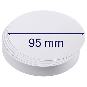 4016946055895 - Moderationskarten Kreise Ø 95cm weiß 4016946055895 UMZ 10 09 500 Blatt