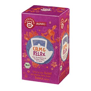 4009300015123 - TEEKANNE Organics Calm & Relax Koffeinfrei Tee Apfel Kamille Orange Pfefferminze Rooibos Zimt 20 Stück à 18 g 4009300015123 - TEEKANNE Organics Calm & Relax Koffeinfrei Tee Apfel Kamille Orange Pfefferminze Rooibos Zimt 20 Stück à 18 g