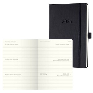 4004360773297 - Buchkalender C2612 Conceptum schwarz 2 Seiten 1 Woche (ca A5) 2026 4004360773297 Sigel 4004360773297 - Buchkalender C2612 Conceptum schwarz 2 Seiten 1 Woche (ca A5) 2026 4004360773297 Sigel