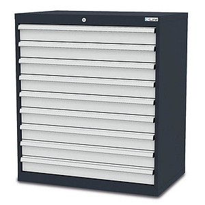 4057211001605 - C-Line Schubladenschrank anthrazit 9 Schubladen 900 x 575 x 1020 cm