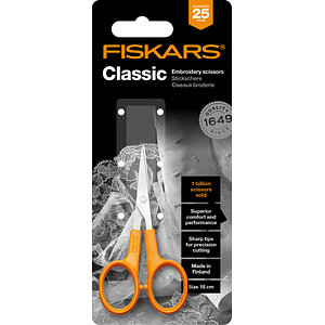 FISKARS® Papierschere Classic orange 10,0 cm