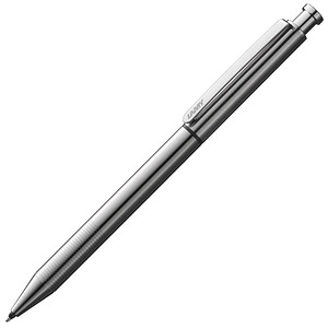 4014519043409 - LAMY Kugelschreiber st twin pen Multifunktionsstift silber Schreibfarbe schwarz 1 St